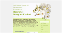 Desktop Screenshot of hardtimesbluegrass.com